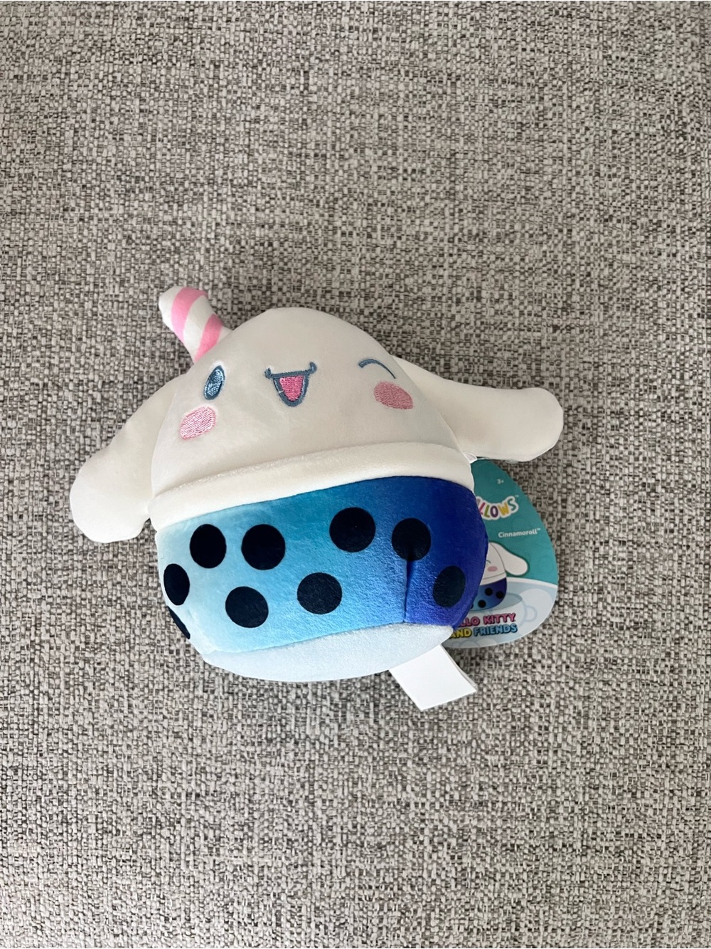 Squishmallows Hello Kitty Scented Mystery Boba Cinnamoroll Blueberry 5"
